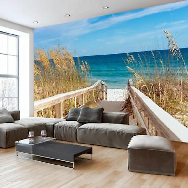 artgeist Fototapete Summer at the Seaside mehrfarbig Gr. 400 x 280 günstig online kaufen