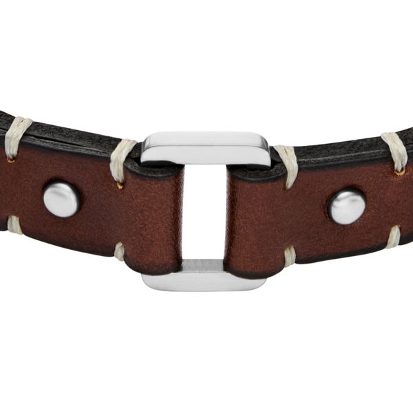 Fossil Armband Schmuck Geschenk Edelstahl Leder günstig online kaufen