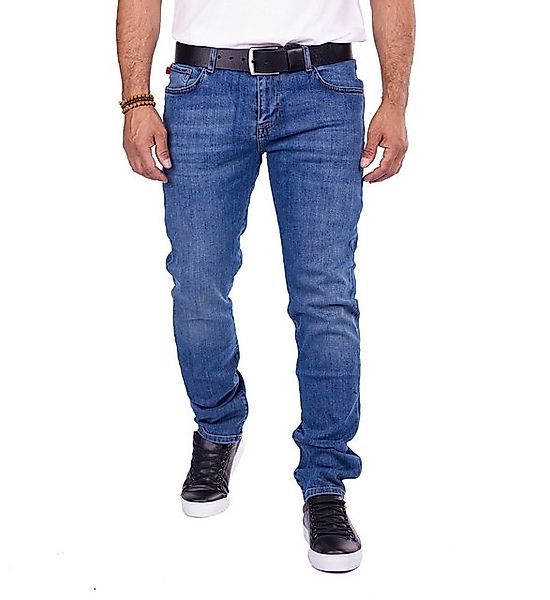 Denim Distriqt Slim-fit-Jeans Regular Fit Herren Jeanshose mit Stretchantei günstig online kaufen