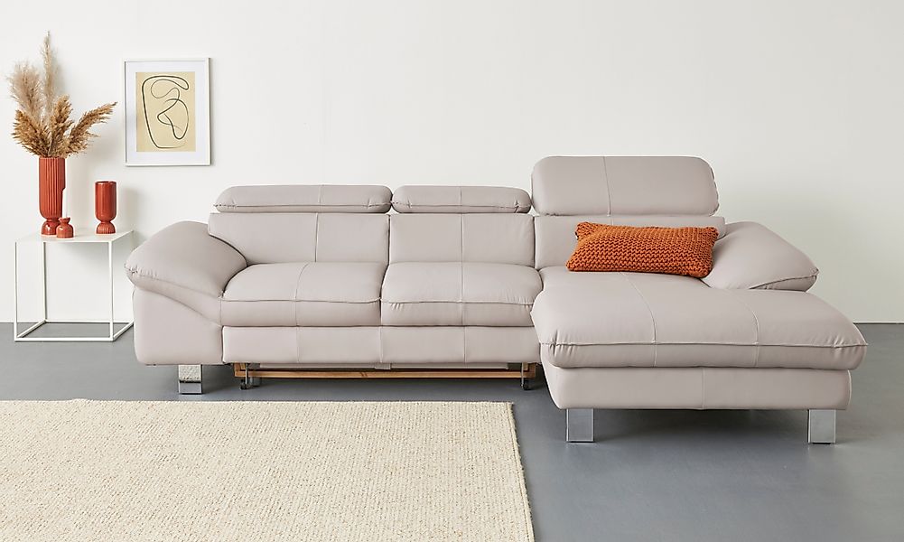 COTTA Ecksofa "Driver L-Form" mit Kopfteilverstellung, wahlweise mit Bettfu günstig online kaufen