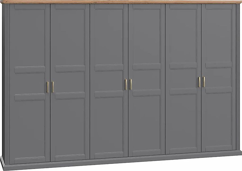 Home affaire Kleiderschrank "Tara, wahlweise 4 Breiten, hoher Schrank 227cm günstig online kaufen
