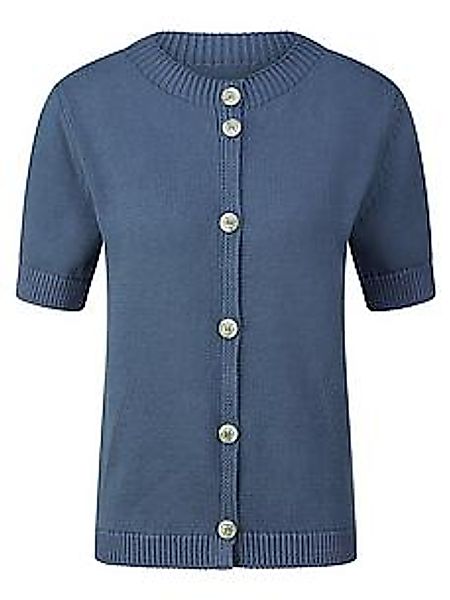 Strickjacke Peter Hahn blau günstig online kaufen