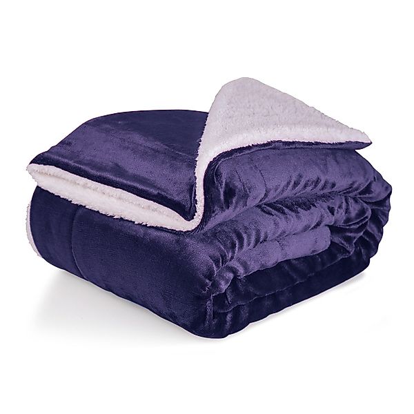 Wohndecke Kuscheldecke XL warm Sherpa, dicke günstig online kaufen