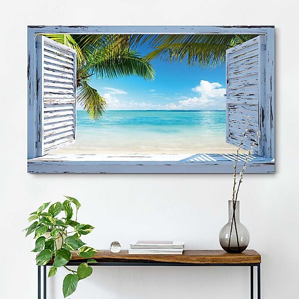 Reinders! Wandbild Strandfenster günstig online kaufen