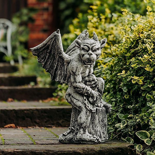 gartendekoparadies.de Gartenfigur Gargoyle der Herrscher, H. günstig online kaufen