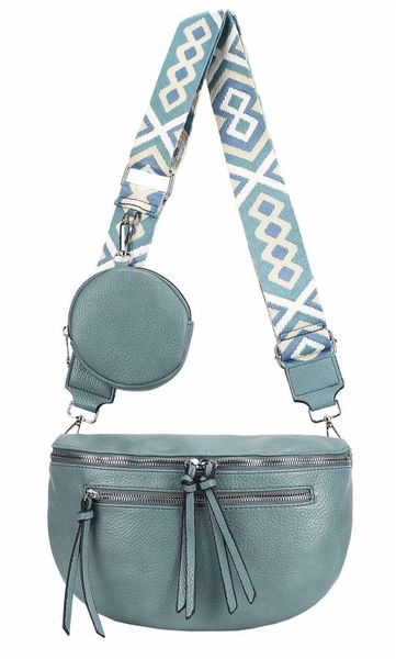 ITALYSHOP24 Bauchtasche Damen Brusttasche Crossover Umhängetasche günstig online kaufen
