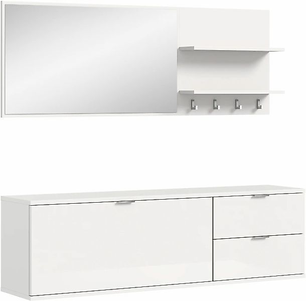 INOSIGN Garderoben-Set "Trondheim Garderobenset 3-tlg., Breite 130 cm," 4 S günstig online kaufen