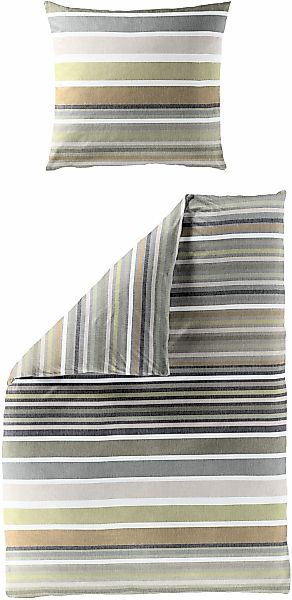 BIERBAUM Bettwäsche "4067" 2 Stk. Renforce, 100 % Baumwolle, pflegeleicht günstig online kaufen