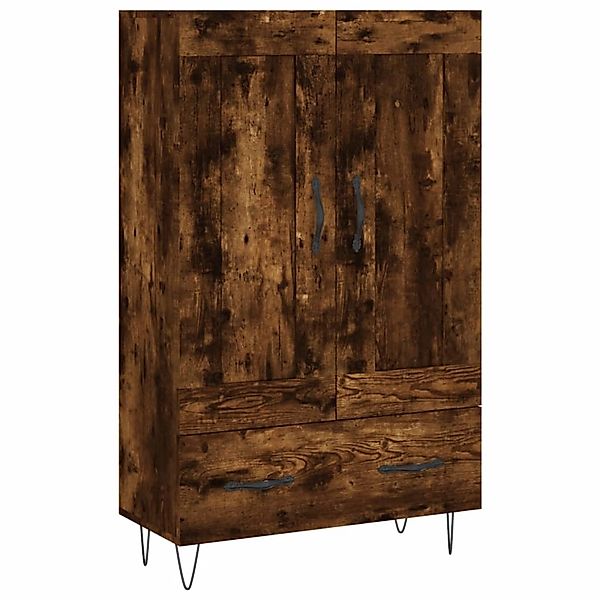 vidaXL Highboard Räuchereiche 69,5x31x115 cm Holzwerkstoff 830321 günstig online kaufen