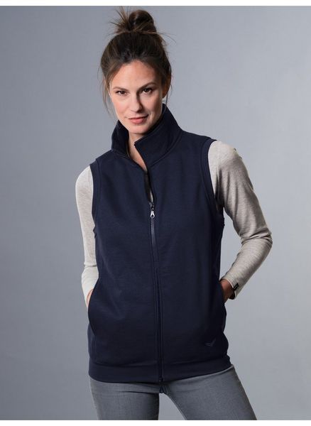 Trigema Steppweste "TRIGEMA Weste aus bequemem Sweat-Material" 1 Stk. tlg. günstig online kaufen