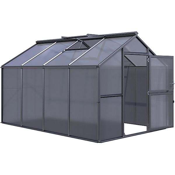 KGT Gewächshaus Novum IV Anthrazit-Grau 11,14 m² günstig online kaufen