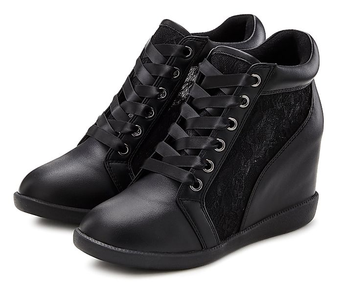 LASCANA Sneaker Freizeitschuh, Halbschuh mit innenliegendem günstig online kaufen