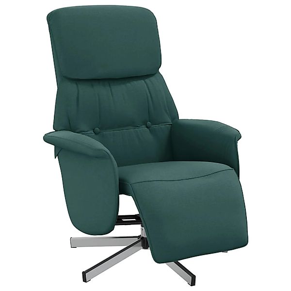 vidaXL Relaxsessel mit Fußteil Dunkelgrün Stoff 356661 günstig online kaufen