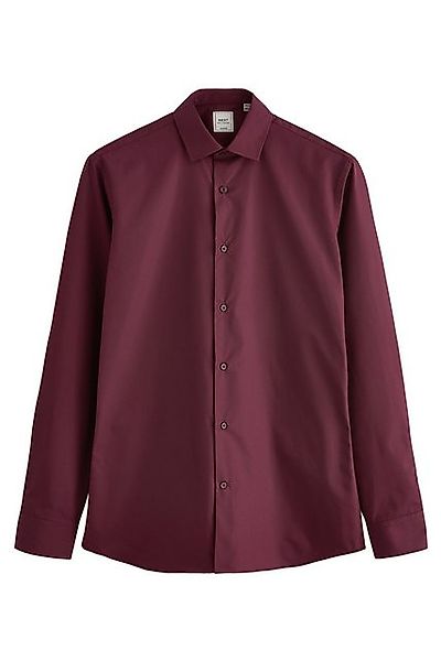 Next Langarmhemd Pflegeleichtes Slim Fit Hemd günstig online kaufen