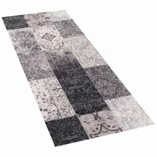Pergamon Küchenläufer Teppich Trendy Patchwork Teppichläufer grau Gr. 45 x günstig online kaufen