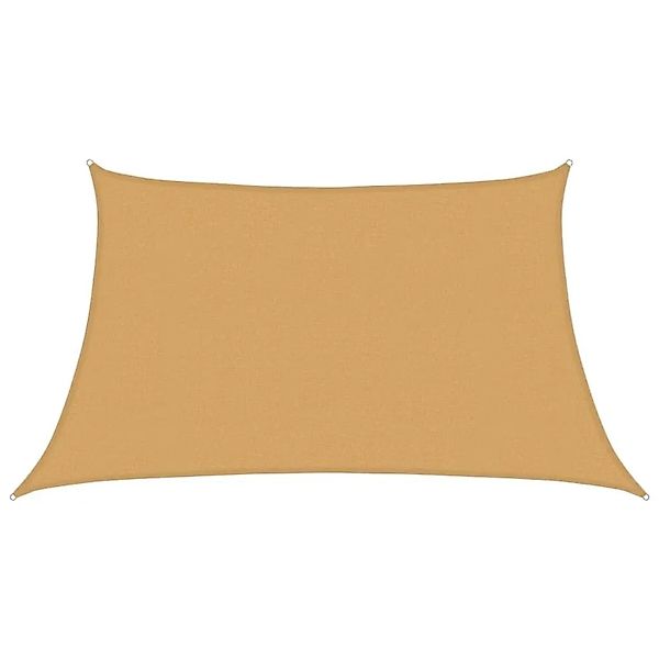 vidaXL Sonnensegel 160 g/m² Trapez Hellgrau 3/4x2 m HDPE 4002070 günstig online kaufen