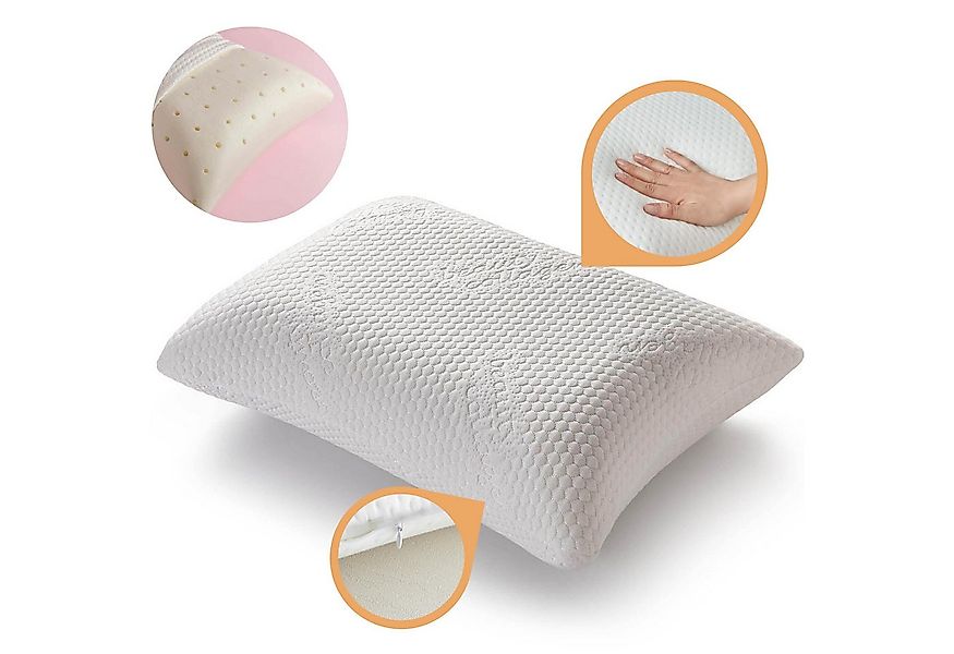 gowoll Kopfkissen Memory Foam Viscoschaum Nackenstützkissen Kopfkissen 40x6 günstig online kaufen
