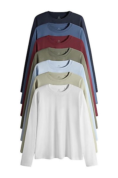 The Set Langarmshirt The Set Langarmshirts, 7er-Pack (7-tlg) günstig online kaufen