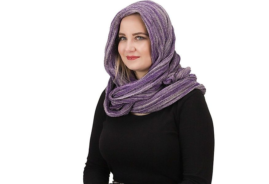 KUNST UND MAGIE Hijab Kapuzenschal Loop Dreadtube Multifunktionstuch Schlau günstig online kaufen