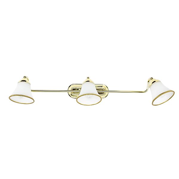 EASYLIGHT Wandlampe Verstellbar 70 cm Breit 3-Flammig E14 Metall Glas in Go günstig online kaufen