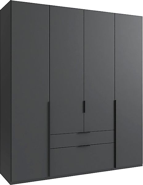 Wimex Drehtürenschrank "Mugano" mit langen oder kurzen Griffen aus Metall, günstig online kaufen