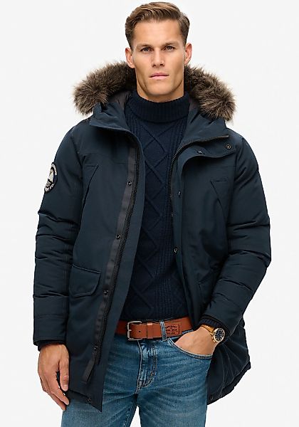 Superdry Parka "EVEREST FAUX FUR PARKA JACKET" mit Kapuze Kunstfaser, loose günstig online kaufen