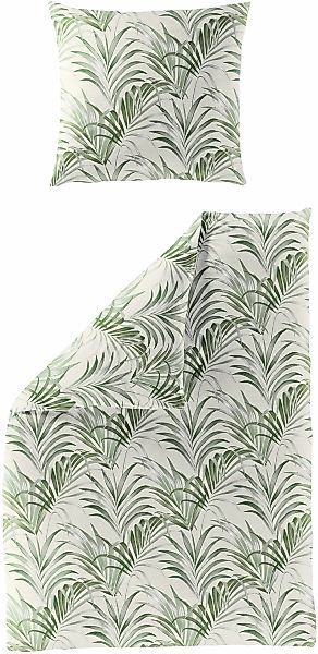 BIERBAUM Bettwäsche "4131" 2 Stk. Mako-Satin, 100 % Baumwolle, pflegeleicht günstig online kaufen