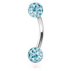 viva-adorno Augenbrauenpiercing Piercing Banane Kristall Ferido günstig online kaufen