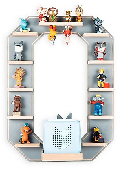 Boarti Wandregal Holz Regal Buchstabe O für Toniebox Tonies Figuren günstig online kaufen