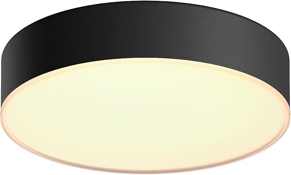 Philips Hue Smarte LED-Leuchte White Ambiance Enrave Deckenleuchte S schwar günstig online kaufen