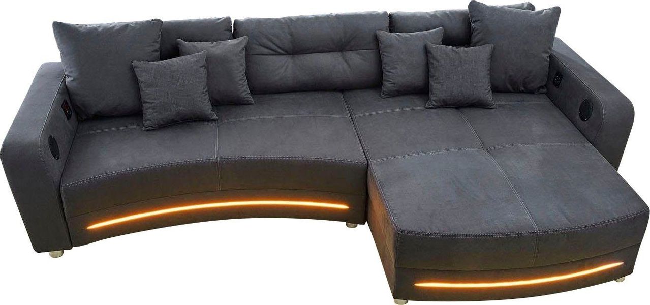 Jockenhöfer Gruppe Ecksofa "Laredo L-Form" inklusive RGB-LED-Beleuchtung un günstig online kaufen