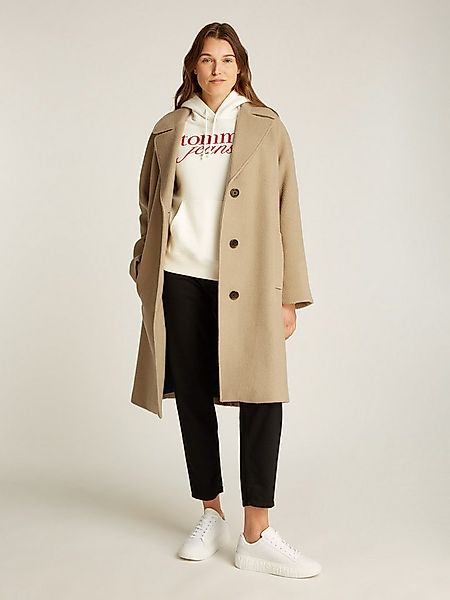 Tommy Jeans Kurzmantel TJW WOOL COAT mit Wollanteil günstig online kaufen
