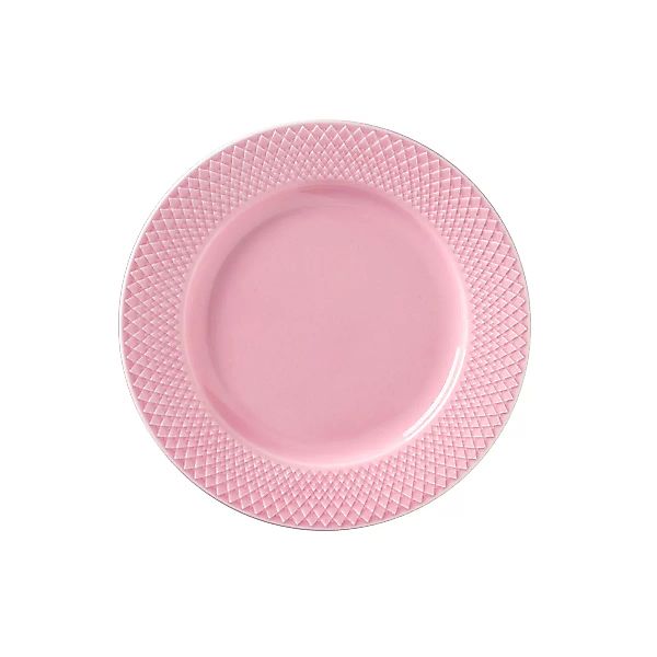 Rhombe Teller rosa 21cm günstig online kaufen