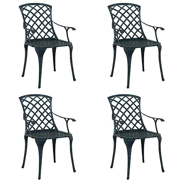 vidaXL Gartenstuhl Grün 61 x 60,5 x 93cm Aluminium 42002707 günstig online kaufen