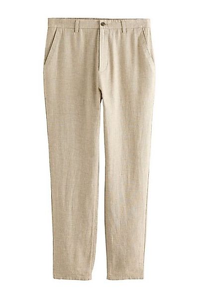 Next Dehnbund-Hose Strukturierte Hose aus Leinengemisch günstig online kaufen