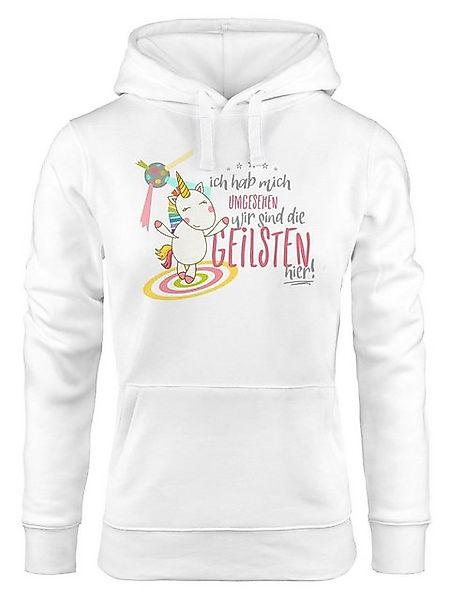 MoonWorks Hoodie Damen Kapuzen-Pullover Ich hab mich umgesehen wir sind die günstig online kaufen