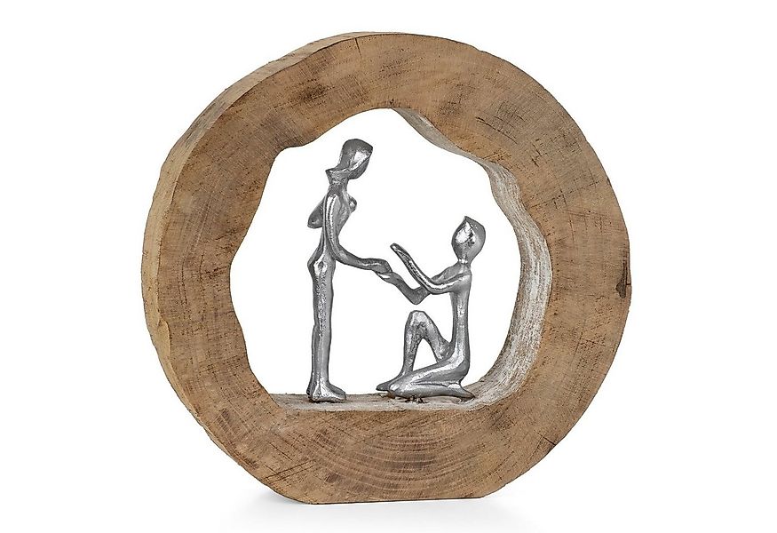 Moritz Skulptur Skulptur Heiratsantrag 29x6x28cm Antrag, Holz, Tischdeko, F günstig online kaufen