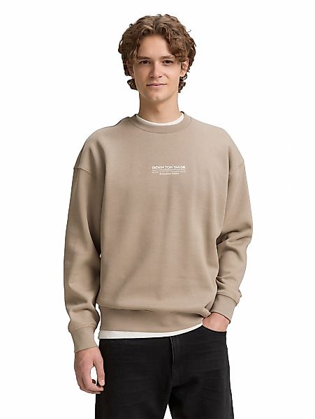 TOM TAILOR Denim Sweatshirt, mit Logo Print günstig online kaufen