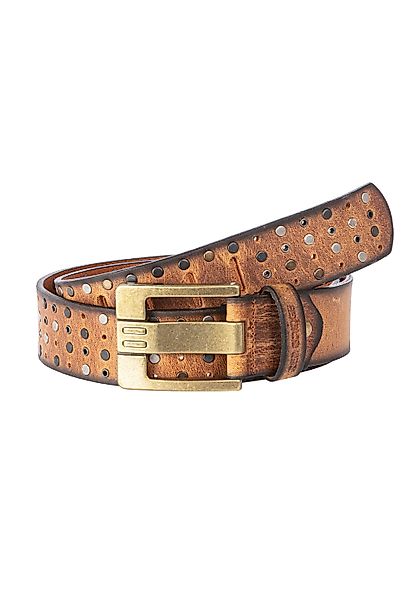 RedBridge Ledergürtel mit Nieten-Design – Rockiger günstig online kaufen