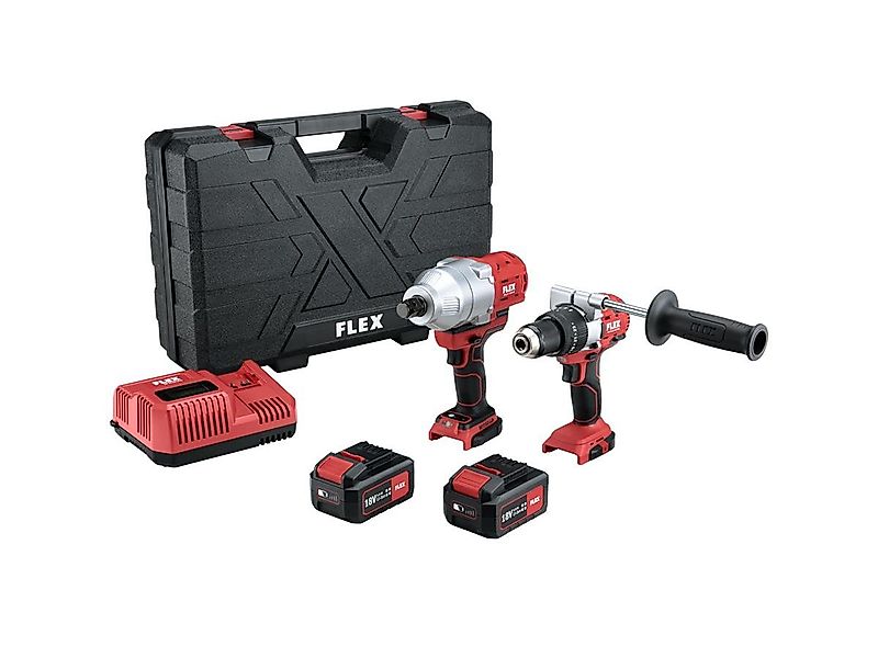 Flex Elektrowerkzeug-Set PD 2G 18.0-EC FS55 + IW 3/4" 18.0-EC, 9-tlg., inkl günstig online kaufen