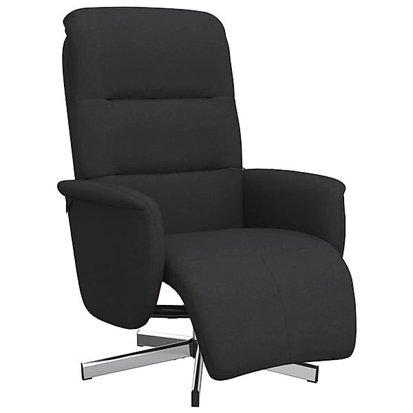 vidaXL Relaxsessel mit Fußteil Schwarz Stoff 356563 günstig online kaufen