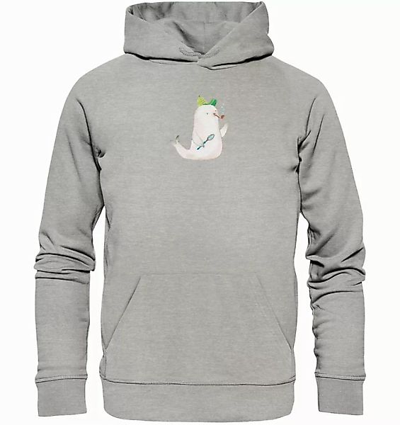 Mr. & Mrs. Panda Hoodie Robbe Sherlock Größe XXL - Heather Grey - Geschenk, günstig online kaufen