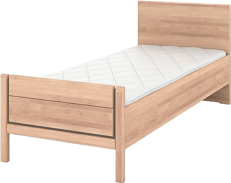 Musterring Holzbett »Sorrent, Bettgestell, Bettrahmen, teilmassiv Eiche«, ( günstig online kaufen