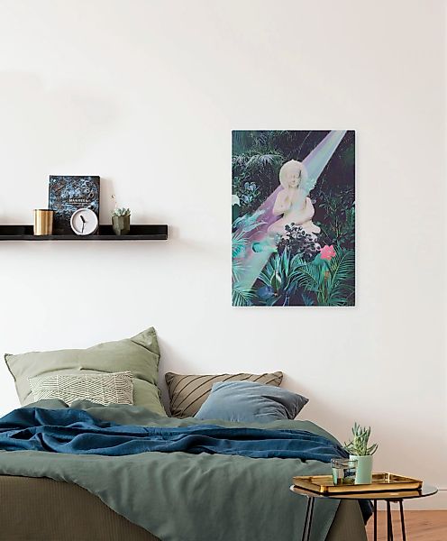 Komar Leinwandbild "Garden of Silence - Größe 40 x 60 cm" Natur 1 Stk. tlg. günstig online kaufen