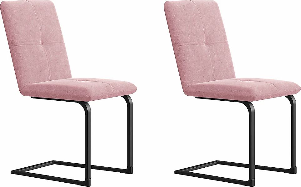 Home affaire Freischwinger "Vita", (Set), 2 St., Microfaser, mit verschiede günstig online kaufen