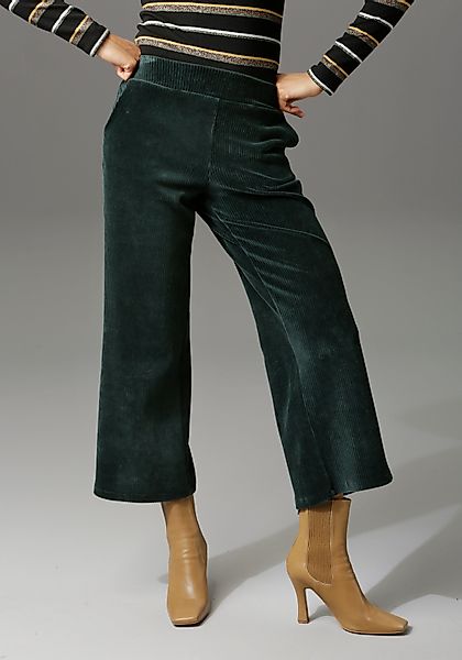 Aniston CASUAL Cordhose in trendiger Culotte-Form günstig online kaufen