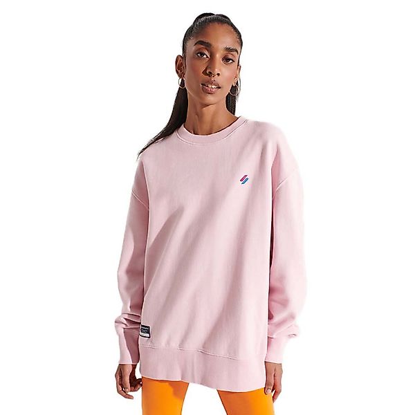 Superdry Code Essential Crew Pullover M-L Roseate Pink günstig online kaufen