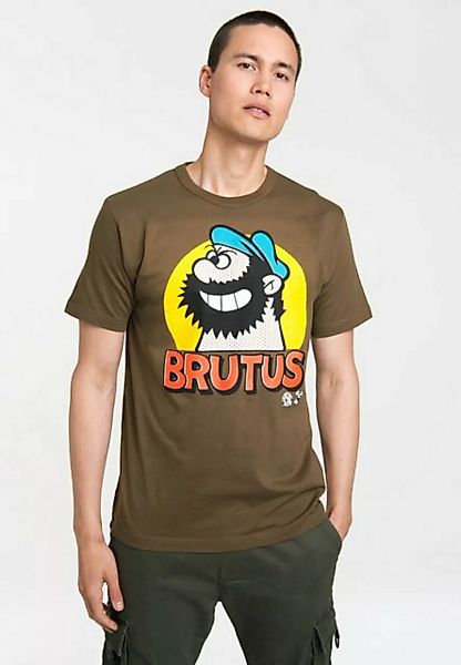 LOGOSHIRT T-Shirt Popeye - Brutus Popart mit kultigem Brutus-Frontprint günstig online kaufen