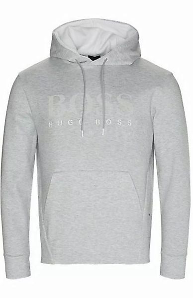BOSS Kapuzenpullover Hugo Boss Pullover Soody grau/weiß günstig online kaufen