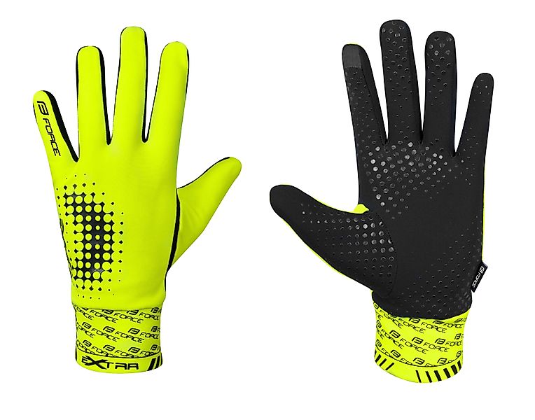 FORCE Fahrradhandschuhe Handschuhe FORCE EXTRA gelb günstig online kaufen